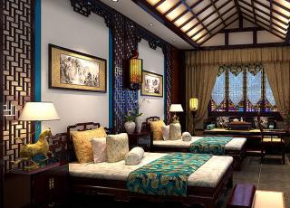贵州古镇高档酒店古典中式设计案例-享受如梦如幻的生活境界